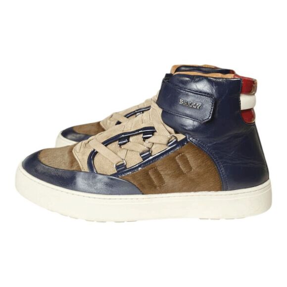 BALLY Leather Calf High-Top Sneaker Size 9D main image 10